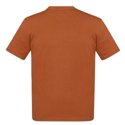 MCM Laurel Logo Print T-Shirt in Organic Cotton (Cognac - M size) 4