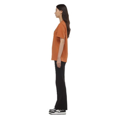 MCM Laurel Logo Print T-Shirt in Organic Cotton (Cognac - M size) 7