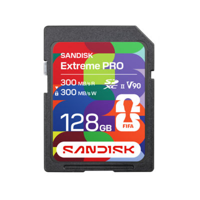 SanDisk SD UHS-II Card | FIFA World Cup 2026™ Edition | 128GB, SDXC 3