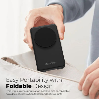 Mazer 23W Magnetic 3-in-1 Foldable Wireless Charger (Samsung Edition) - M-MagFold13S 6