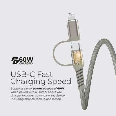 Mazer InfiniteLink COBRA 60W Magnetic Organizer 4-in-1 Fast Charging Cable - M-COBRA-C61Duo 4