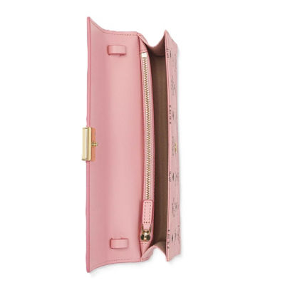 MCM Aren Crossbody Wallet in Visetos (Soft Pink) 3