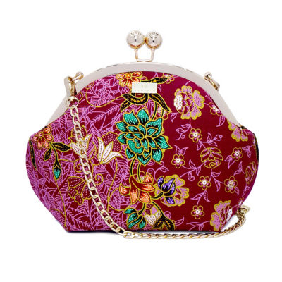 COCOONESE Acrylic Chain Handle Clasp Sling Bag - Mott 4