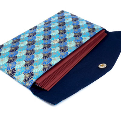 COCOONESE Red Packet Organizer - Kikkamon (Blue) 3
