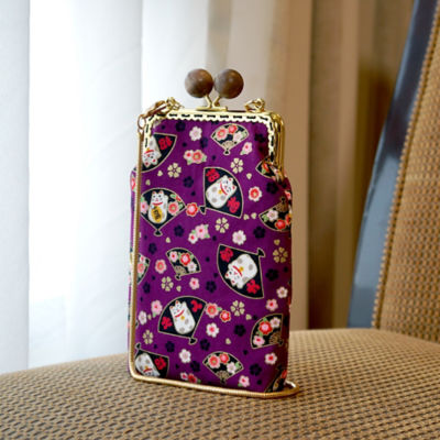 COCOONESE Cell Phone Purse - Maneki Neko 4