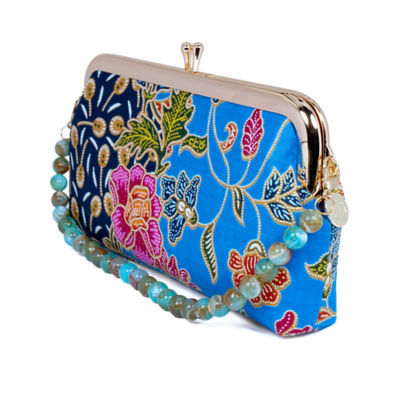 COCOONESE Wristlet Pouch - Pistil (Blue) 4