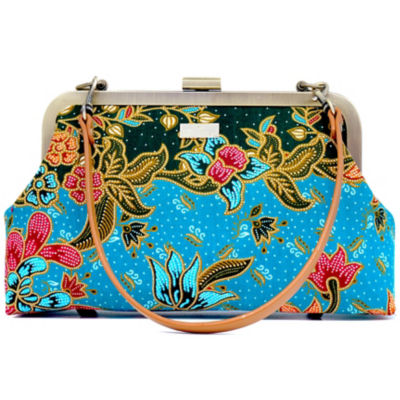 COCOONESE Underarm Bag - Canva (Blue) 1