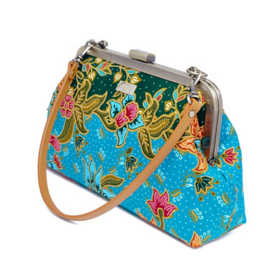 COCOONESE Underarm Bag - Canva (Blue) 2