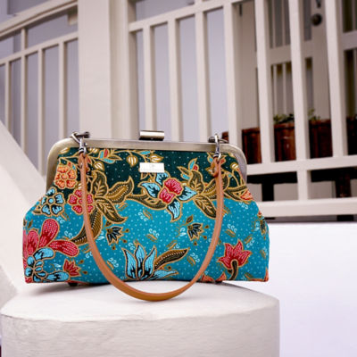 COCOONESE Underarm Bag - Canva (Blue) 6