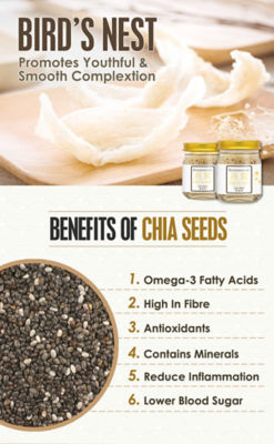 KINOHIMITSU [Bundle of 3] Kinohimitsu Bird's Nest with Chia Seed 6's 4
