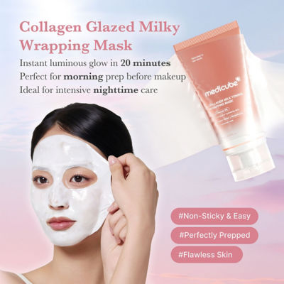 MEDICUBE Collagen Milk Toning Wrapping Mask 3