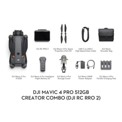 DJI Mavic 4 Pro Drone | 512GB Creator Combo (DJI RC Pro 2) 9