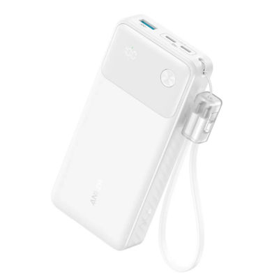 Anker Powercore Power Bank 20000mAh 30W Fast Charging USB C Lanyard Cable A1384 1