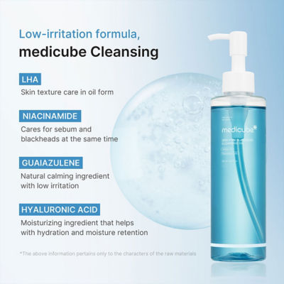 MEDICUBE Zero Pore Blackhead Deep Cleansing Oil 4