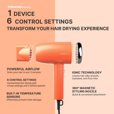 Touch Beauty TOUCHBeauty SILKY Ionic Hair Dryer (TB-2393) 5