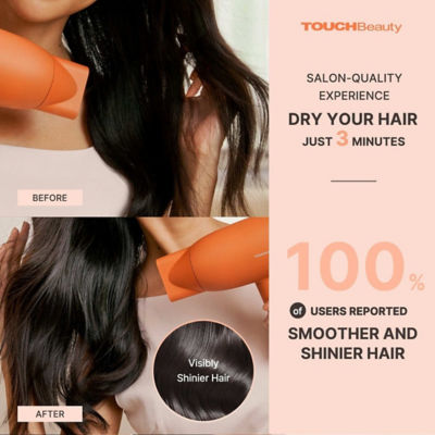 Touch Beauty TOUCHBeauty SILKY Ionic Hair Dryer (TB-2393) 6