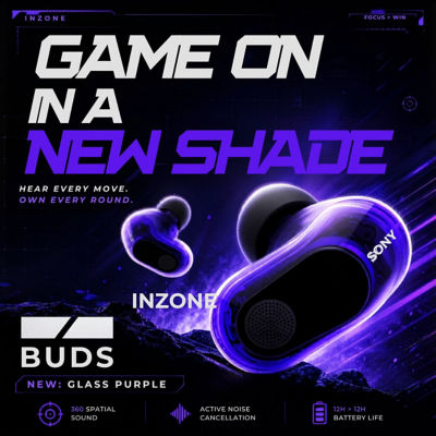 Sony Inzone Buds Noise Cancelling Gaming Earbuds 5
