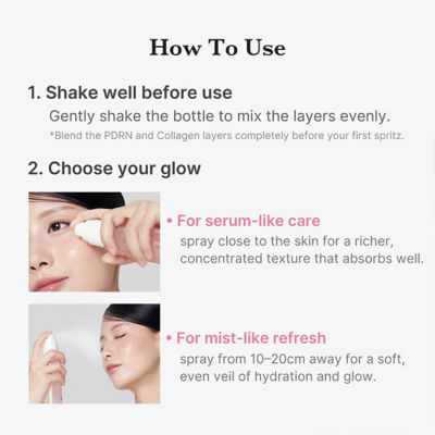 MEDICUBE PDRN Pink Collagen glow Jelly Mist Serum 7