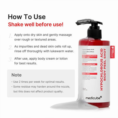 MEDICUBE Hypochlorous Acid Body Peel Shot 6