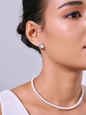 Pearly Lustre Top Grade Freshwater Pearl Earrings WE00999 | BUTTERFLY 3
