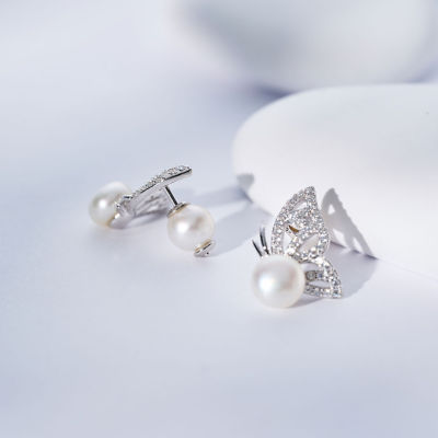 Pearly Lustre Top Grade Freshwater Pearl Earrings WE00999 | BUTTERFLY 6