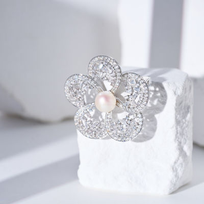 Pearly Lustre Elegant Freshwater Pearl Brooch WC00093 6