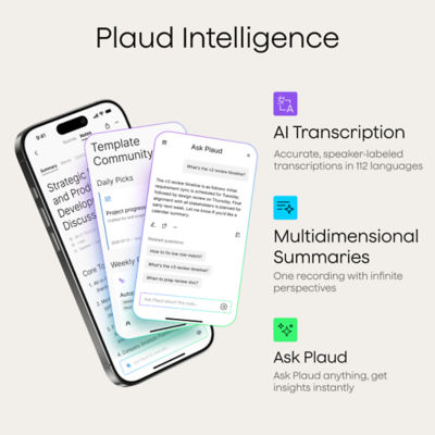 PLAUD AI PLAUD Note Pro Smart AI Note Taker – Black 9