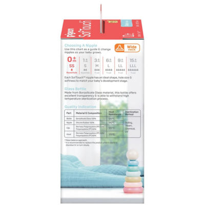 Pigeon SofTouch™ BPP Nursing Bottle Glass 5