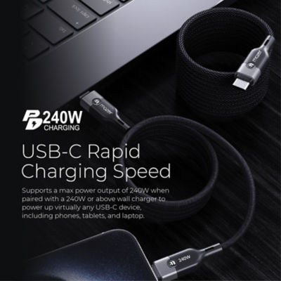 Mazer InfiniteLink COBRA2 240W Magnetic USB-C Fast Charging Cable - M-Cobra20 3