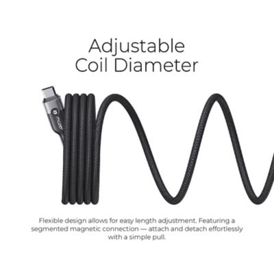 Mazer InfiniteLink COBRA2 240W Magnetic USB-C Fast Charging Cable - M-Cobra20 7