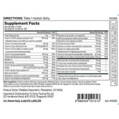 SHAKLEE Vita-Lea Men's Multi 120s 4