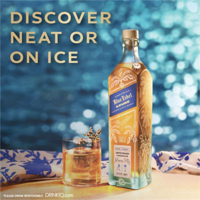 JOHNNIE WALKER BLUE LABEL AZURE BLENDED SCOTCH WHISKY 750ML 5