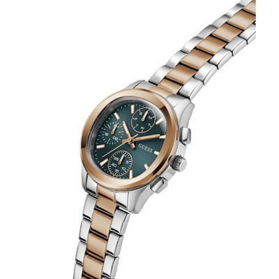 GUESS Women's 36mm Silver-Tone/Rose Gold-Tone Case & Silver-Tone/Rose Gold-Tone Stainless Steel Watch (GW1031L5) 3