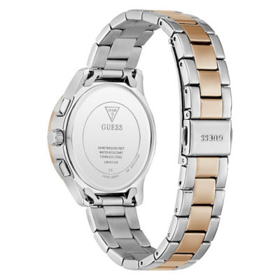 GUESS Women's 36mm Silver-Tone/Rose Gold-Tone Case & Silver-Tone/Rose Gold-Tone Stainless Steel Watch (GW1031L5) 4