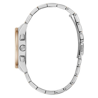 GUESS Women's 36mm Silver-Tone/Rose Gold-Tone Case & Silver-Tone/Rose Gold-Tone Stainless Steel Watch (GW1031L5) 5