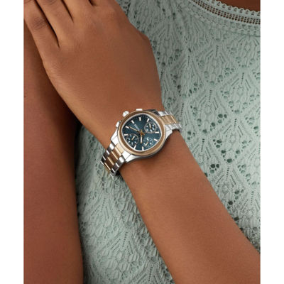 GUESS Women's 36mm Silver-Tone/Rose Gold-Tone Case & Silver-Tone/Rose Gold-Tone Stainless Steel Watch (GW1031L5) 8