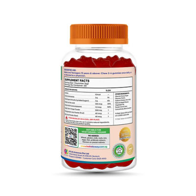 Holistic Way [三瓶装] Holistic Way 苹果醋软糖 — 清真与纯素 (每瓶 60 粒软糖) 8