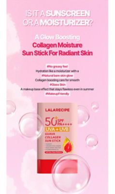 LALARECIPE GUAVA Collagen SunCare Set 3