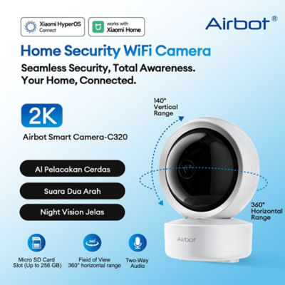 Airbot [Bundle of 2] Airbot C320 Smart Home Security CCTV Camera 2