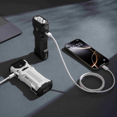 Wuben X1Pro Rechargeable EDC Flashlight with Power Bank & Clip 12