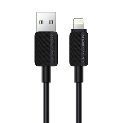 Acefast C26-02 USB-A to Lightning Charging Cable (1.2m) - Black 2