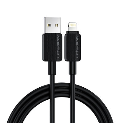 Acefast C26-02 USB-A to Lightning Charging Cable (1.2m) - Black 4