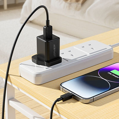 Acefast C26-02 USB-A to Lightning Charging Cable (1.2m) - Black 6