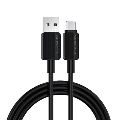 Acefast C26-04 USB-A to USB-C Charging Data Cable (1.2m) - Black 4