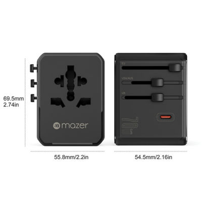 Mazer InfiniteTravel 70W 氮化镓（GaN）旅行充电器（2A3C） 4
