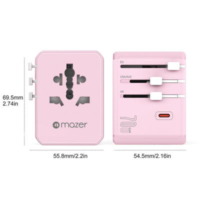 Mazer InfiniteTravel 70W 氮化镓（GaN）旅行充电器（2A3C） 4