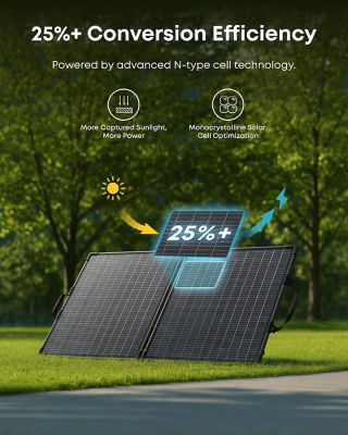 Anker SOLIX PS100 Bifacial Portable Solar Panel 100W Solar Charger AS310 4