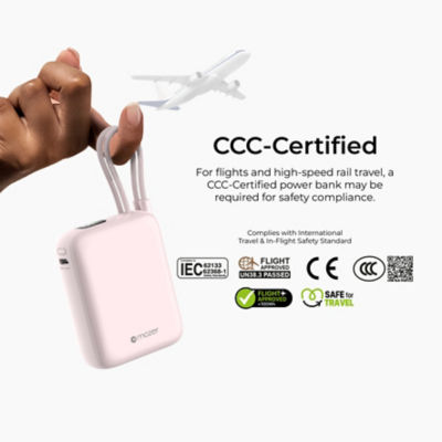 Mazer (CCC + QR) PowerCharge PD35W 10000mAh Power Bank - M-PC35CC 8