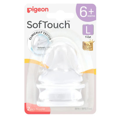Pigeon SofTouch™ Nipple 2pcs/box 1