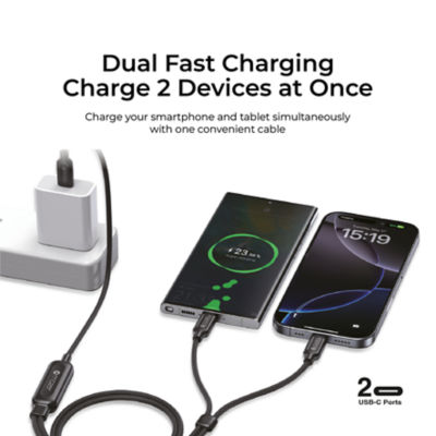 Mazer InfiniteLink Scorpion Dual 140W 二合一 USB-C 快充线 - M-Scorpion-C140 3